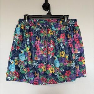 Tropical Print Men's Swim Trunks